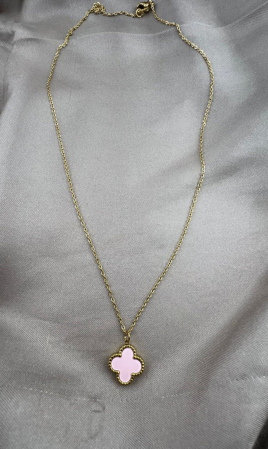 Clover Kette rosa