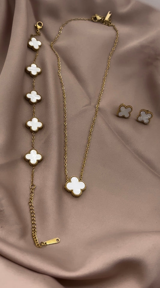 Clover Set weis