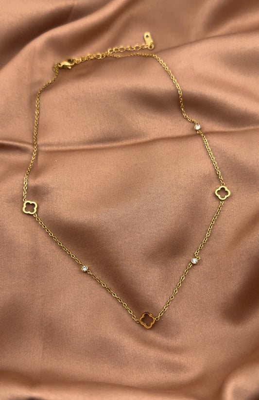 Kleeblatt Kette