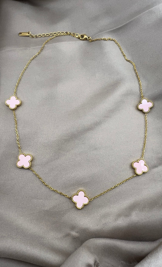 Clover Kette rosa
