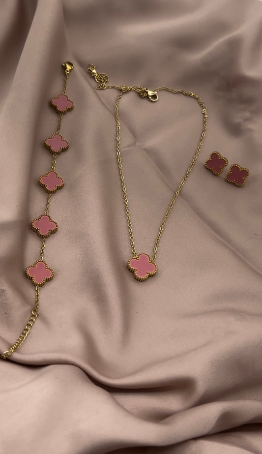 Clover Set rosa
